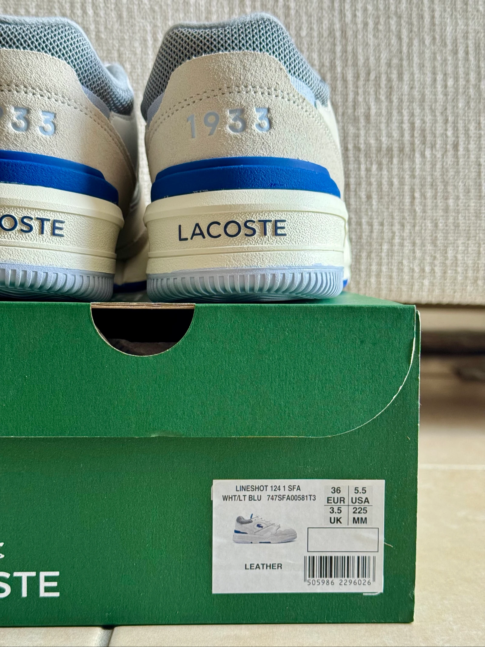 Lacoste Lineshot 124 1 SFA authentic sneakers size 36 – photo 9